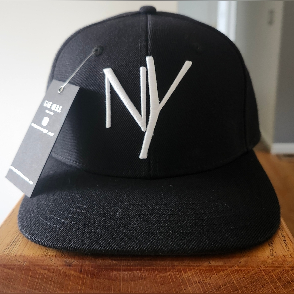 NY Snapback Baseball Hat in Black by Gifted Elite New York